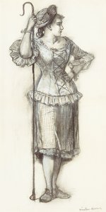 Pastýřka, 1878 od Winslow Homer
