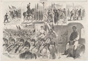 The Songs of War, vydané v roce 1861. od Winslow Homer