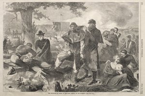 Chirurg při práci v týlu během střetnutí od Winslow Homer