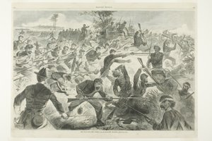 Válka za Unii, 1862 - útok bajonetem od Winslow Homer