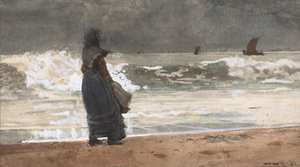 Strážce, Tynemouth od Winslow Homer