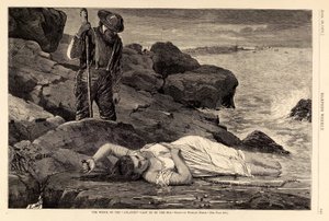 Ztroskotání lodi "Atlantic" - vyvržené mořem, z Harper