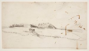 Tři lodě s rybáři nastavení sítě od Winslow Homer