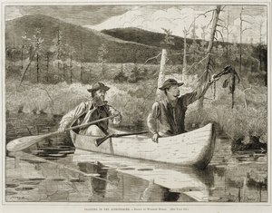 „Odchyt v Adirondacks“ od Winslow Homer