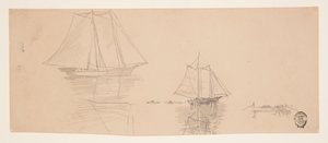 Dva Škunery a Dory od Winslow Homer