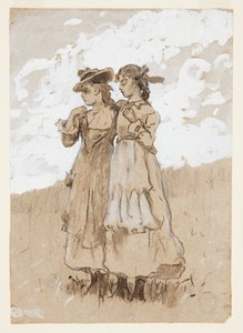Dvě mladé dívky od Winslow Homer