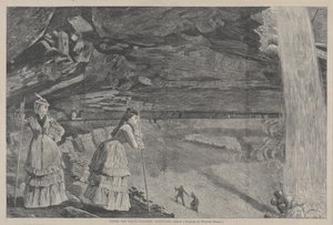 Under the Falls, Catskill Mountains z obrazu Winslowa Homera, 1872. od Winslow Homer