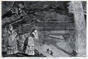 Pod vodopády, Catskill Mountains, z Harper