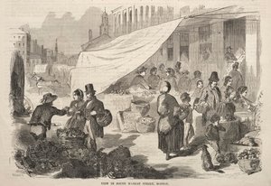 Pohled na South Market Street, Boston, 1857. od Winslow Homer