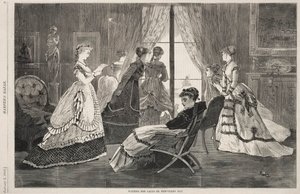 Čekání na hovory na Nový rok, 1869. od Winslow Homer
