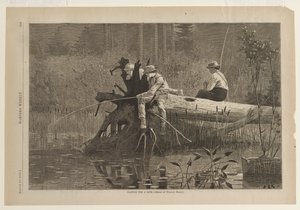 Čekání na záběr od Winslow Homer