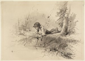 Čekání na záběr od Winslow Homer