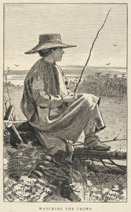 Pozorování vran, z časopisu Our Young Folks, červen 1868 od Winslow Homer