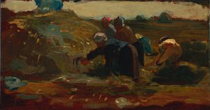 Ženy pracující na poli od Winslow Homer
