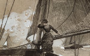 Dívka jachtingu, 1880 od Winslow Homer