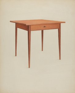 Shaker Table, c. 1937.