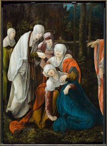Kristus opouštějící svou matku, kolem roku 1520 (olej na jedli)