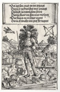 Vítězný oblouk Maxmiliána I.: Císař Maxmilián jako patron vylepšení..., 1515-17.