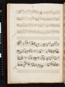 Adagio a fuga c moll, K. 546, Add. 28996, f.4v od Wolfgang Amadeus Mozart