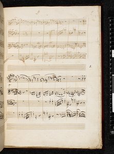 Adagio a fuga c moll, K. 546, Add. 28996, f.5r od Wolfgang Amadeus Mozart