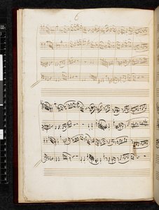 Adagio a fuga c moll, K. 546, Add. 28996, f.5v od Wolfgang Amadeus Mozart