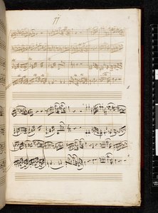 Adagio a fuga c moll, K. 546, Add. 28996, f.8r od Wolfgang Amadeus Mozart