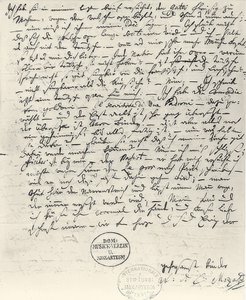 Ručně psaný dopis od Wolfganga Amadea Mozarta od Wolfgang Amadeus Mozart