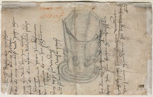 Osmistranný pohár verso, 1513.