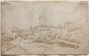 Pohled na zámek, 1513.