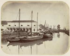 Groote Boom na Harbour Canal v Batavia