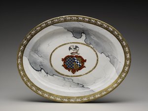 Talíř od Worcester Porcelain Manufactory