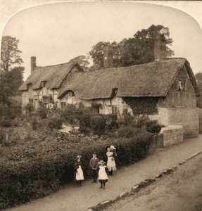 Chata Anne Hathawayové, Shottery, Anglie, 1896. od Works and Sun Sculpture Studios