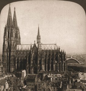 Kolínská katedrála, Německo, 1903.