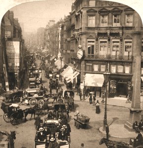 Fleet Street, Londýn, 1896.