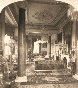 The Drawing Room, Queen Victorias Marine Residence, Osborne House, I.O.W, 1900. od Works and Sun Sculpture Studios