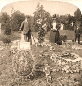 Hrob Charlese Stewarta Parnella, největšího irského vůdce, Dublin, 1896.