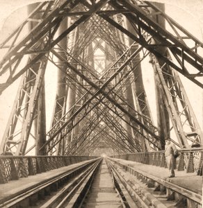 The Great Forth Bridge, Skotsko, 1896. od Works and Sun Sculpture Studios