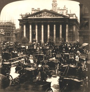The Royal Exchange, Londýn, 1896. od Works and Sun Sculpture Studios