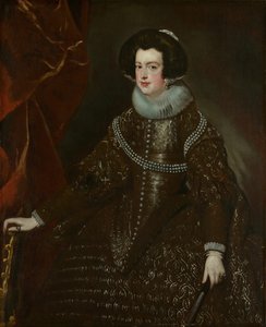 Isabella Bourbonská, manželka Filipa IV Španělského, c. 1632. od Workshop of Diego Velazquez