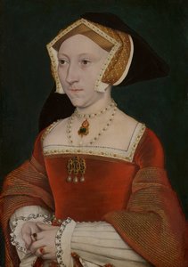 Nizozemština: Portrét Jane Seymourové (1509-1537) Portrét Jane Seymourové (1509-1537) od Workshop of Hans Holbein the Younger