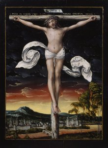 Kristus na kříži od workshop of Lucas Cranach the Elder