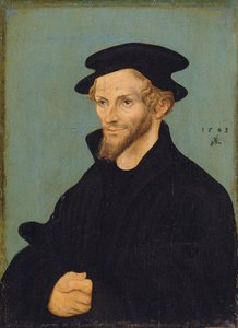 Německy: Bildnis Philipp Melanchthons Portrét Philippa Melanchtona od workshop of Lucas Cranach the Elder
