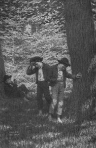 "Ztratil jsem svůj nůž, myslím, že bych měl jít a najít ho" (litho)