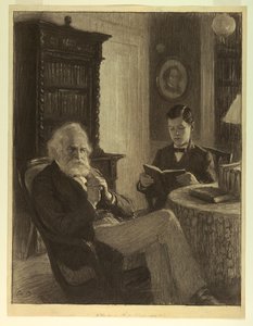 Longfellow ve své studii