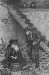 "Parde, tady jsou tisíce dolarů," řekl Injun Joe (litho)
