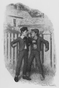 Tom a nový chlapec (litho)