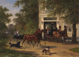 August Belmont a Isabel Perry, 1854.