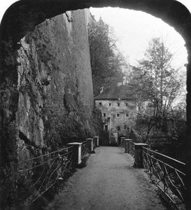 Sperrbogen, pevnost Hohensalzburg, Salzburg, Rakousko, c1900