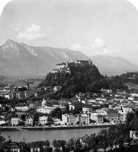 Kapuzinerberg, Salzburg, Rakousko, c1900