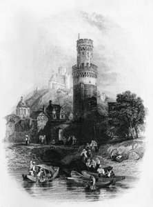Ilustrace pro malomocného z Aosty, román Xaviera De Maistre (1763-1852), rytina od Xavier de Maistre